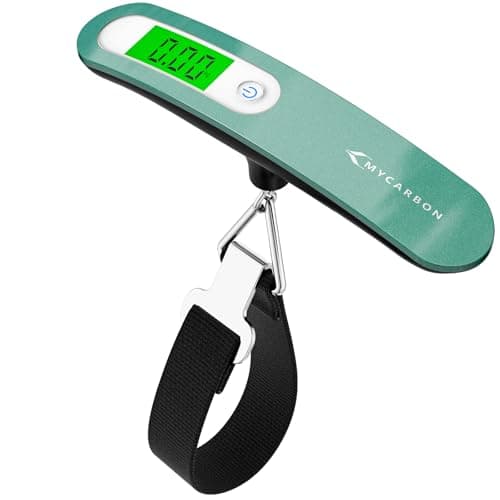 MYCARBON Luggage Scale Portable Digital Suitcase Scales Hanging 110lb/50kg
