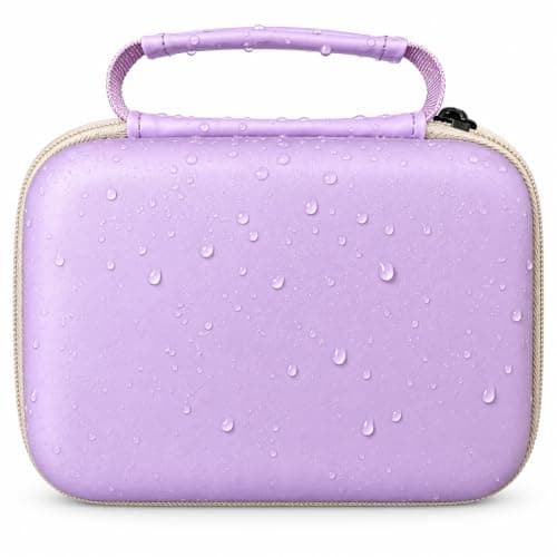 Kids Camera Case Portable Storage Bag Compatible with Gofunly/Himont/Camclid/Etikez/Tiatua/Calinegam/Dylanto/Astgmi/Hangrui/Operhoo/Yorkoo/Uionvo/Gktz Kids Camera Instant Print (Purple) Case Only — view 6