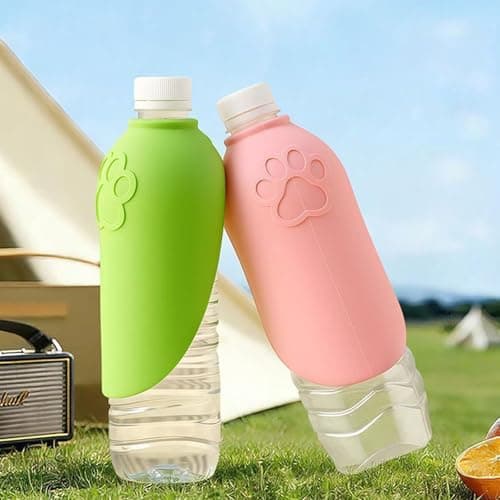 Portable Puppy Water Dispenser Feeder for Cats, Teal — view 6