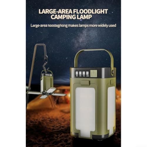 Solar Camping Lantern with USB Output, Foldable LED Outdoor Light — view 5