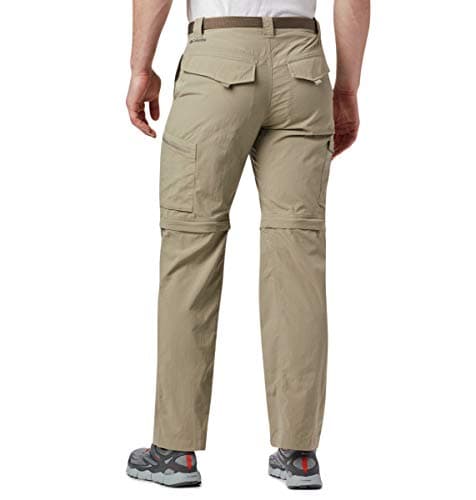 Columbia Men’s 2in1 Hiking Trousers, SILVER RIDGE CONVERTIBLE PANTS, Nylon, Tusk, Size: 30, AM8004 — view 2