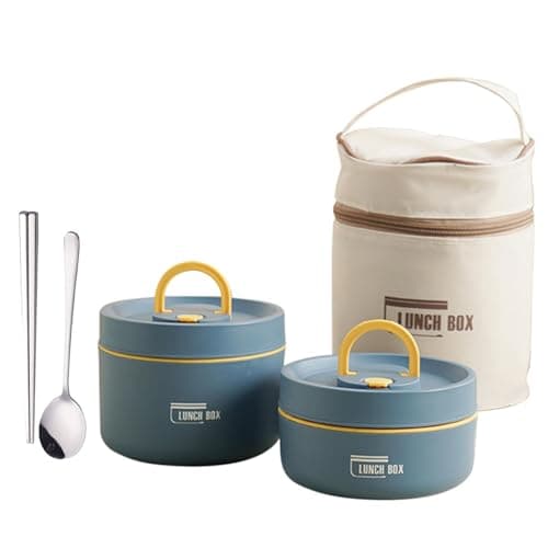 Thermal Lunch Box - Stainless Steel Stackable Food Flask | Portable 2/3/4 — view 5