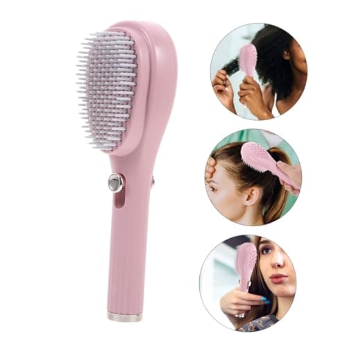SHERCHPRY Retractable Hair Comb Detangling Comb Anti-static for Women Abs Material Scalp Massage Function, Expandable Design Portable Suitable for Travel and Home Use — view 2