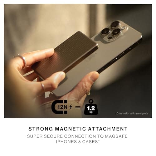 Native Union Active Power Bank | Magnetic - MagSafe Compatible 5000mAh 15W Portable Charger - USB-C Cable Included - for iPhone Air, 17, 17 Pro, 17 Pro Max, 17e, AirPods Pro 3 & More (Apricot) — view 4