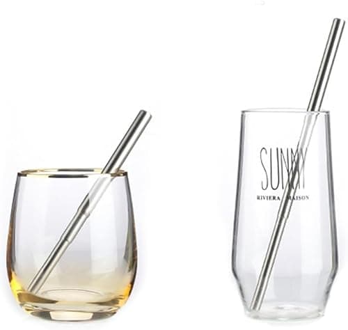 Metal Straw, Reusable Drinking Straws, Collapsible Straw, Collapsible Metal Straws Drinking, with Case and Cleaning, for Home Travel and Office (Black) — view 4