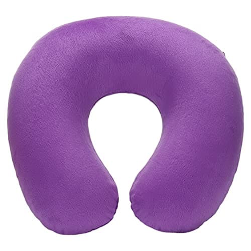 ulafbwur U-Shaped Travel Pillow Support Neck Neck Pillow Cushion U-Shaped Pillow Practical Light Purple One Size