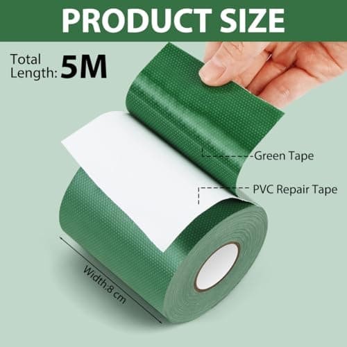 APXEL Tent Repair Tape, 8cm x 5m Heavy Duty Patch — view 2