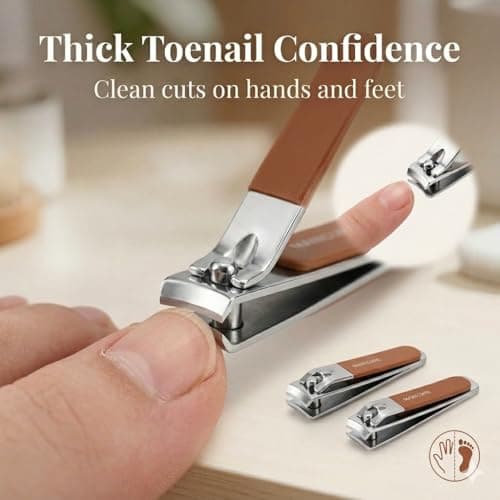 OZRIC Luxury Manicure Set – 5 Piece Stainless Steel Nail Clipper Kit — view 5