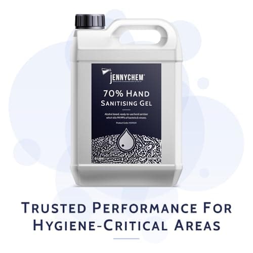 5L Hand Sanitising Gel – 70% Alcohol – Antibacterial Hand Gel Refill for Dispensers – Fast Drying, No Water Required – Hospital Grade Formula for Offices, Workplaces, Schools, Homes — view 6