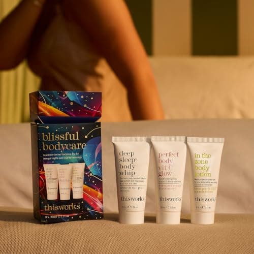 This Works Blissful Bodycare Moisturiser Gift Set, 3-Piece Travel Size Set — view 5