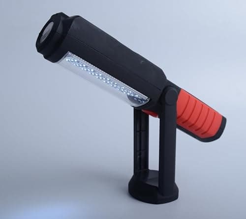 Wolfteeth LED Torches , 36+5 Magnetic Work Light Portable Flashlight Inspection Lamp Camping Light, 360 Degree Hanging Rotary Hook and 270 Degree Magnet Stand Base for Home Work Emergency Use 7192 — view 3