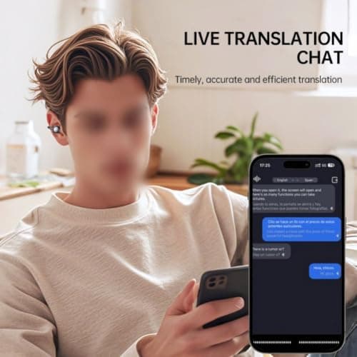 Clip-On Translator Device for Travel 144 Languages(Black) — view 5