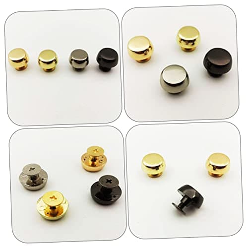 30pcs Zine-Alloy Bag Rivets Golden Handbag Hardware for DIY Craft — view 2