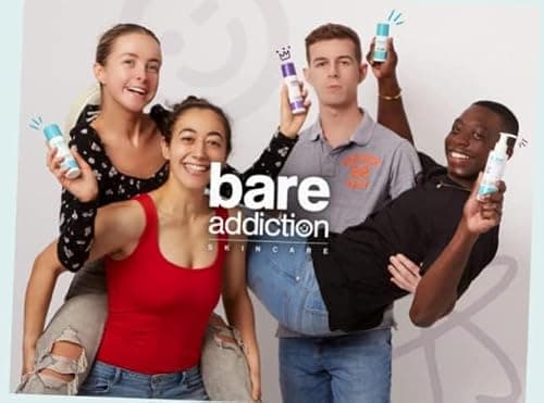 Bare Addiction Travel Size Skincare Moisturiser Cleanser Serum and Spot Cream Starter Kit: Daily Foaming Cleanser & Anti Blemish Boost Serum — view 6