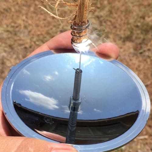 Solar Lighter Fire Starter Simple Usage Magnifying Lens Solar Ignition — view 3
