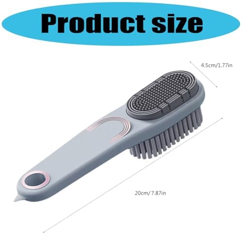 Streamlined shoe maintenance brush for travel, — view 3