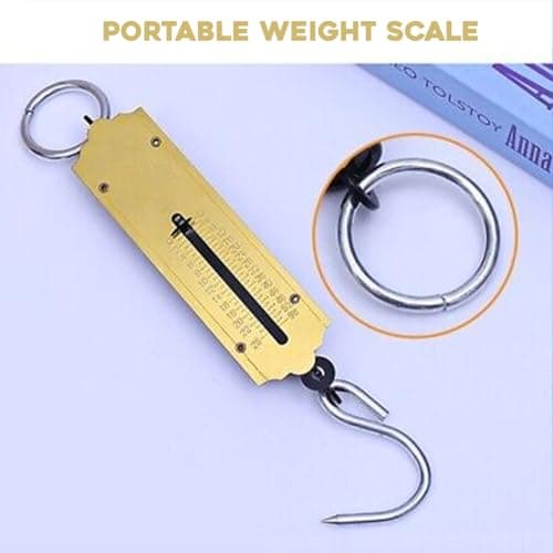 SDMAX Spring Balance Hanging Hook Scale, Handheld, Portable Pocket Balance Scale, Lightweight, Weight Scale With Hook For Home, School, Luggage, Fishing Use (25 Kg) — view 5