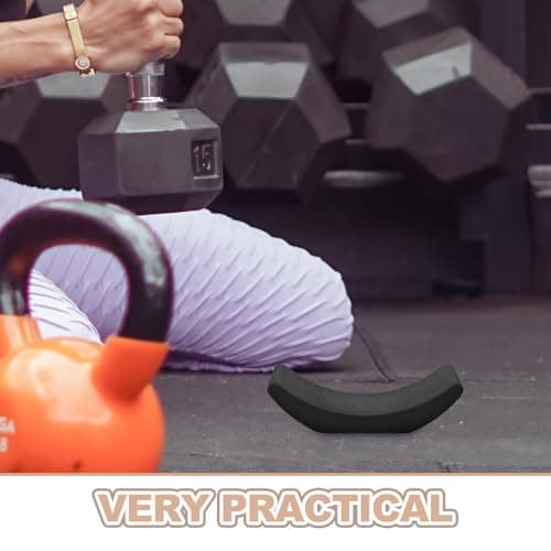 4pcs Dumbbell Rack Stand Shockproof Rubber Pad Base for Home Gym — view 3