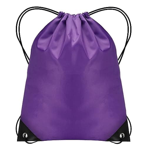 JFmall Drawstring Bags, Swim Bag PE bags for kids Waterproof Swimming Sports Back Pack Drawstring Gym Bag Suitable for School Beach Travel