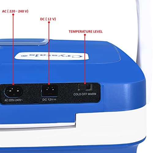 Crystals Thermoelectric 24L/26L 240V AC & 12V DC Electric Cool Box, Heating and Cooling Functions, Portable Travel Cooler Box Camping Car Mini Fridge (26L Cooler & Warmer) — view 6