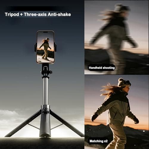 TIGERRDU Selfie Stick,Phone Tripod, 4 in 1 Selfie Stick Tripod, Extendable and Portable with Detachable Wireless Remote & Stable Stand, Compatible with iPhone/Galaxy/Huawei etc. (130cm Stable version) — view 6