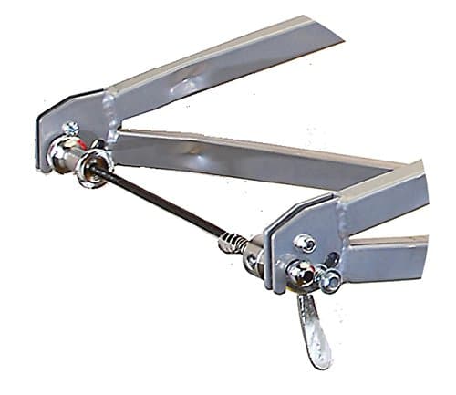 M-Wave Unisex -Adult's SA/Second Quick Release Luggage Bike Trailer >Single 40 <, Silver — view 2