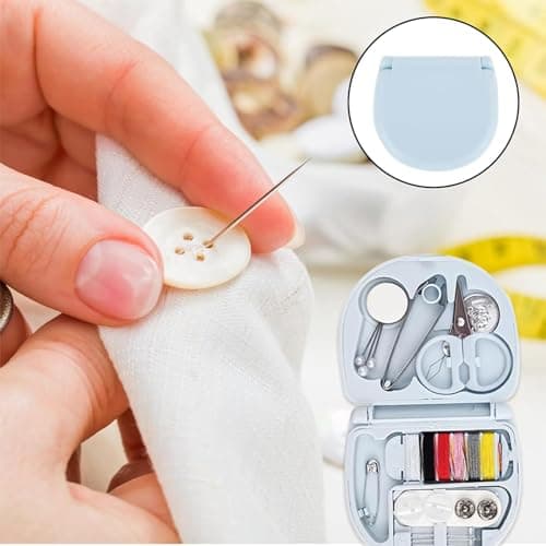 1Pcs Mini Sewing Kit Portable Needle and Thread Kit for Travel Business Trips School Camping for Be Torn Sheets Plush Torn Clothes Loose Buttons Repair Them Quickly — view 6
