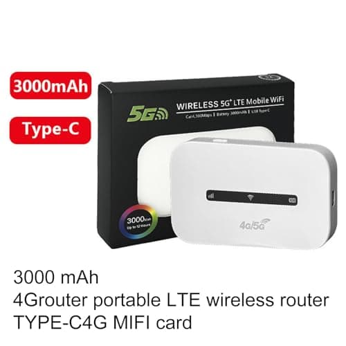 Uitseld Portable WiFi Hotspot for Travel - High Speed Travel WiFi Device Internet Hotspot Device - Compact Travel Router Mobile WiFi Hotspot for Home Offices Travel — view 6