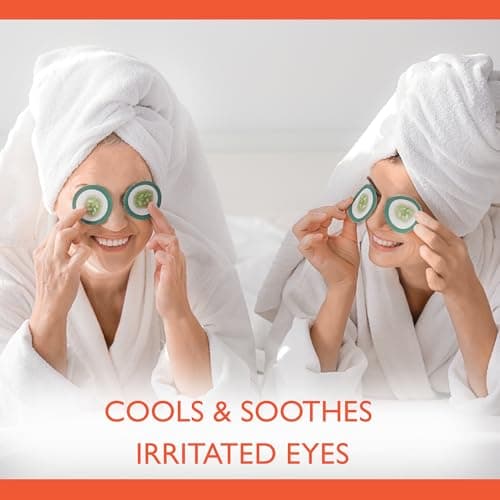 Nuage Cooling Eye Pads - Cools & Soothes Irritated Eyes | Infused with Cucumber & Vitamin E - Refresh & Revive | Suitable for Daily Use - Relax & Pamper (10 Pack) — view 4