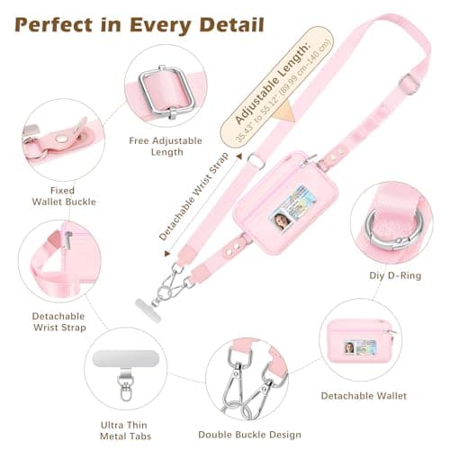 MoKo Phone Strap Crossbody with Detachable RFID Wallet — view 3