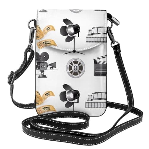 YYHWHJDE Projector Film Leather Crossbody Phone Pouch
