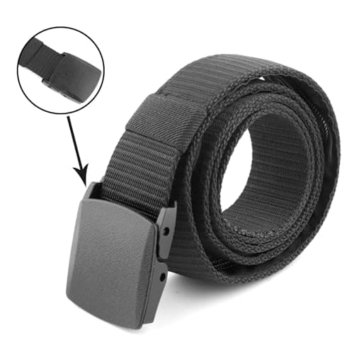 IUSOT Money Belt for Travel Hidden Compartment with Secret Zip Pocket, Adjustable Nylon Design, Black, Ideal for Secure Travel and Everyday Use — view 4