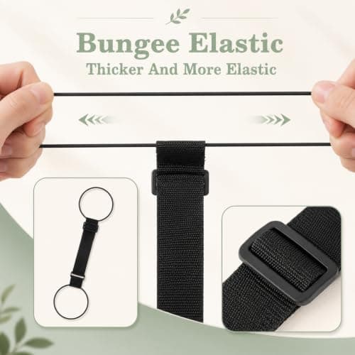 2 Pcs Luggage Connector Straps for Suitcases Portable & Adjustable — view 5
