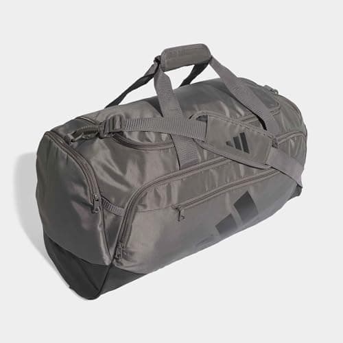 adidas Unisex Training Defender Duffle Bag Medium Duffel Bag, Charcoal/Black, One Size — view 3