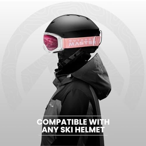 OutdoorMaster OTG Ski Goggles, Snowboard Goggles for Men, Women & Youth — view 5