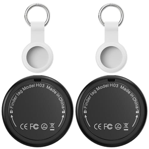 Smart Tracker Tag 2 Pack Compatible with Apple Find My (IOS Only)