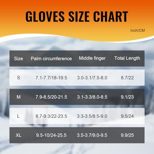 Yobenki Thermal Gloves for Men Women, Touchscreen Winter Gloves — view 6