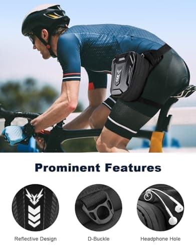 Rolgno Drop Leg Bag, [Expandable Storage] Motorcycle Leg Bag — view 3
