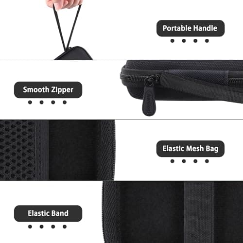 Aenllosi Storage Case for TP-Link M7000/M7010/M7200 4G Router, Black — view 4