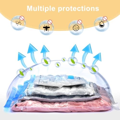 UPGOGO Vacuum Bags for Travel - Space Saver Combo 8 Pack — view 6