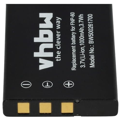 vhbw 3x Battery compatible with Olympus Optoma PK102 Pico Pocket Projector, PK101 Pico Pocket Projector Camera DSLR (1000 mAh, 3.6 V, Li-Ion) — view 6