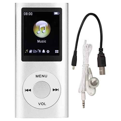 Yinhing 128 Gb MP3 Music Player budget-friendly Portable MP3 Player with Built in Battery Slim .8 LCD Screen Supports TF Card Lightweight Design Multi Color Options for Students and Audiophiles