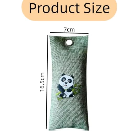 4 PCS (4 x 75g) Activated Charcoal Odor Absorber,Bamboo Air Purifying Bags,Odor Eliminator for Strong Odor,For Natural Car Air Freshener,Shoe Deodoriser, Home,Pet,Closet Odour Eliminators — view 5