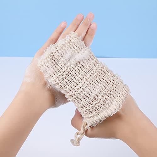 2 Pcs Soap Saver Bag,Soap Bag for Shower,Natural Organic Soap Net — view 3