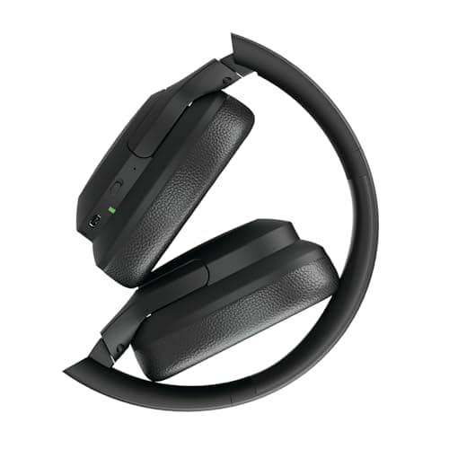 groov e Rhythm Wireless Headphones - Active Noise Cancelling Headphones with 32Hrs of Audio Playback - Bluetooth & 3.5mm Audio Jack - Black — view 2