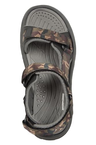 Mountain Warehouse Crete Mens Sandals - Durable & Sturdy Grip, Cushioned Footbed, Neoprene Lined, Hook & Loop Straps Beach Shoes - Spring Summer Travel, Walking Camouflage (01) Adult Shoe Size 7 — view 5