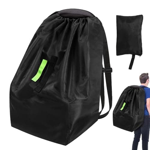 Car Seat Travel Bag for Airplane, Heavy Duty Air Travel Car Seat Cover, Travel-car-seat Bag, Waterproof Easy Carry Pack Carrier Accessories | for Teen Family Friends Outdoor Trips
