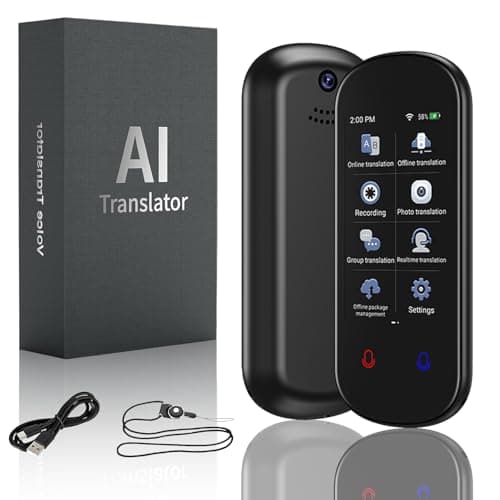 Bekasa Language Translator Device, Instant Voice Translation 139 Languages