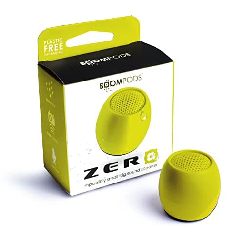 Boompods Zero Mini Bluetooth Speaker - Small Portable Speakers, Yellow — view 6