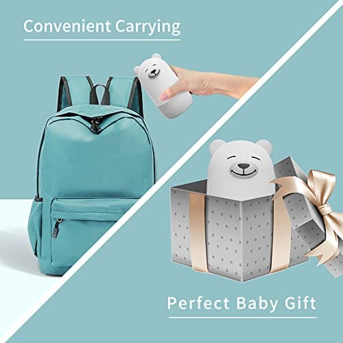 Baby Nail Clippers Set, Baby Nail Kit with Cute Case, Infant Manicure and Pedicure Health Grooming Care Can for Newborn, Kids and New Parents As Shower Gifts (White) — view 5